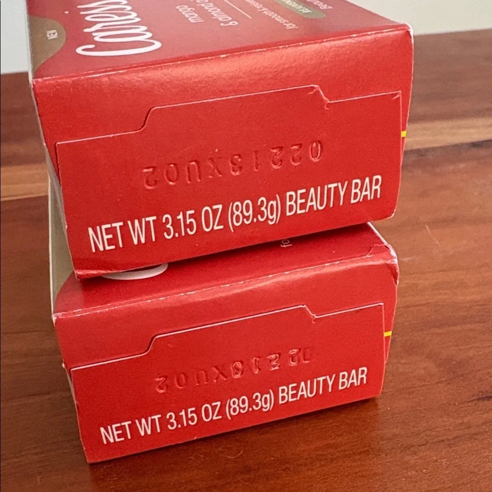 2 Bars Caress Rejuvenating Beauty Bar Soap Mango and Almond Oil